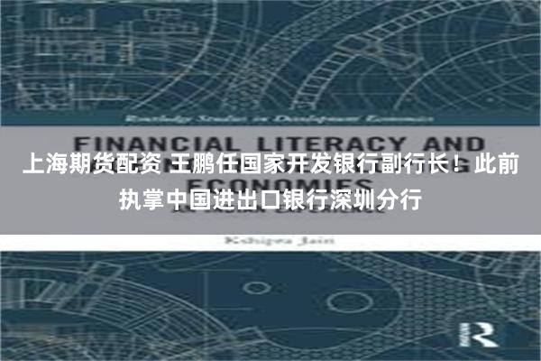 上海期货配资 王鹏任国家开发银行副行长！此前执掌中国进出口银行深圳分行