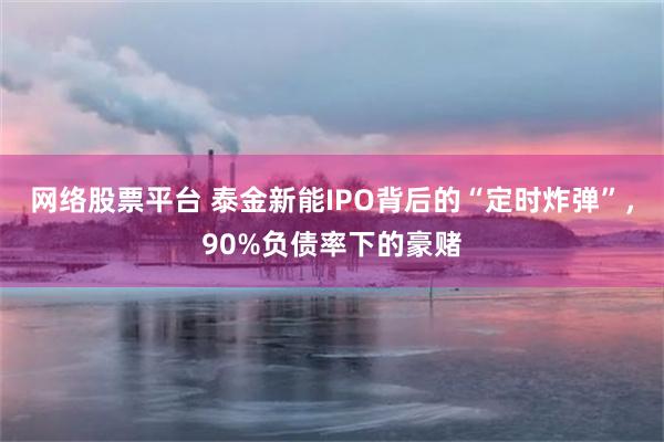 网络股票平台 泰金新能IPO背后的“定时炸弹”，90%负债率下的豪赌